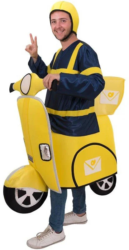 Disfraz de Cartero en Moto para Adulto Disfraces Originales Nines