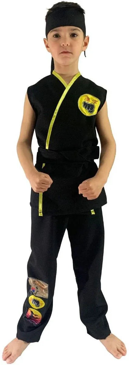 Disfraz de Cobra Kai para Niño Ninjas Fycar