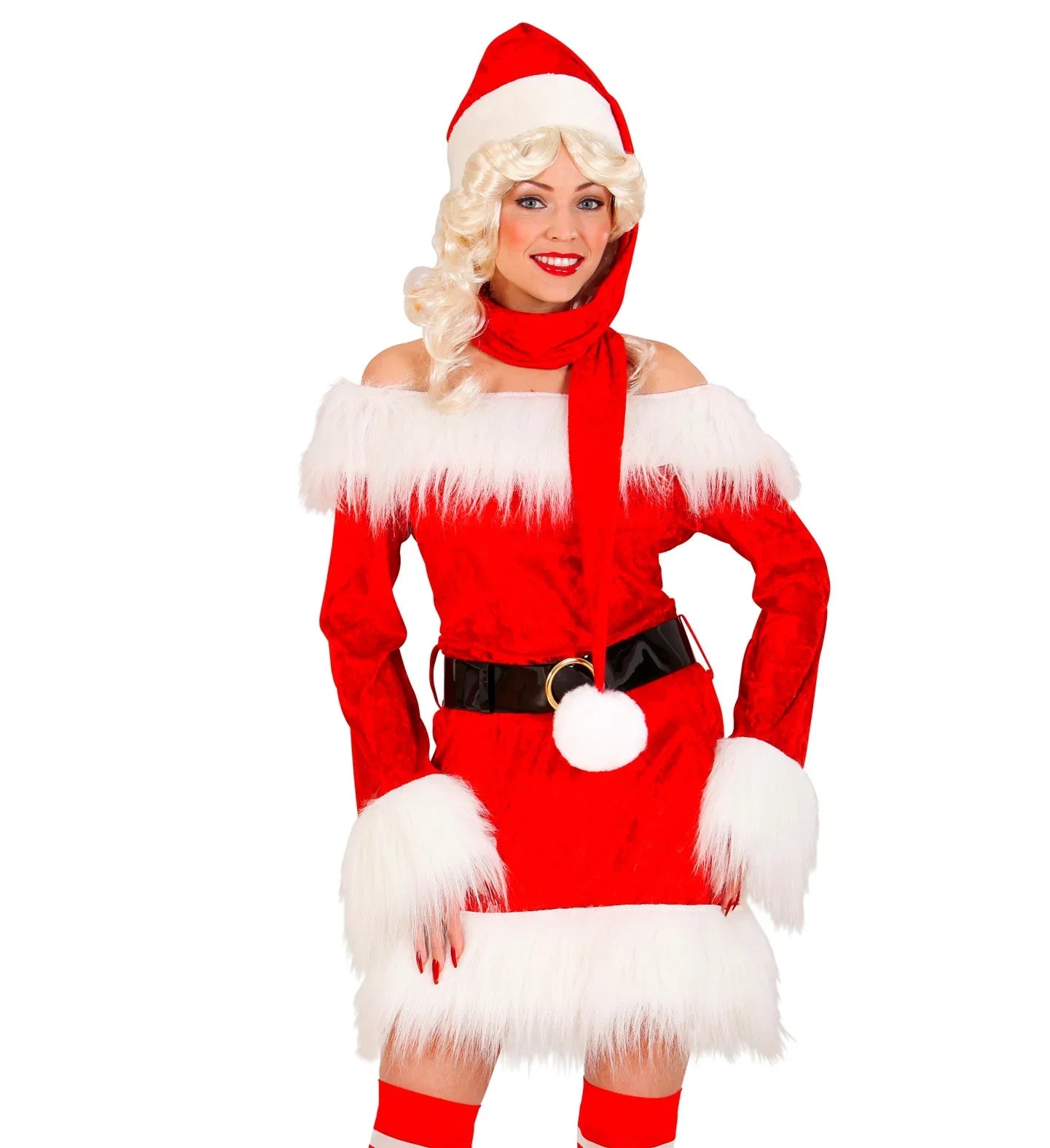 Gorro de Papa Noel Super Largo Navidad Widmann