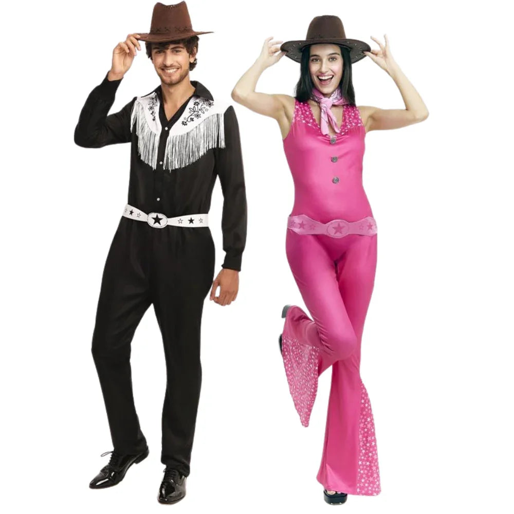 Disfraces en Pareja de Barbie y Ken Vaqueros Barbie Disfraces Simon