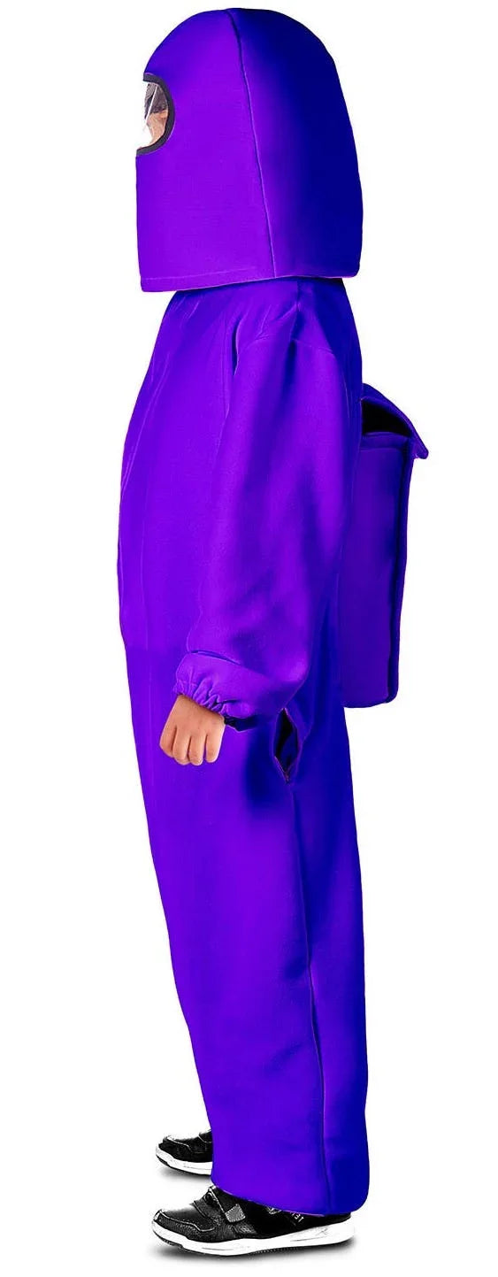 Disfraz de Among Us Morado para Niño Among Us Viving