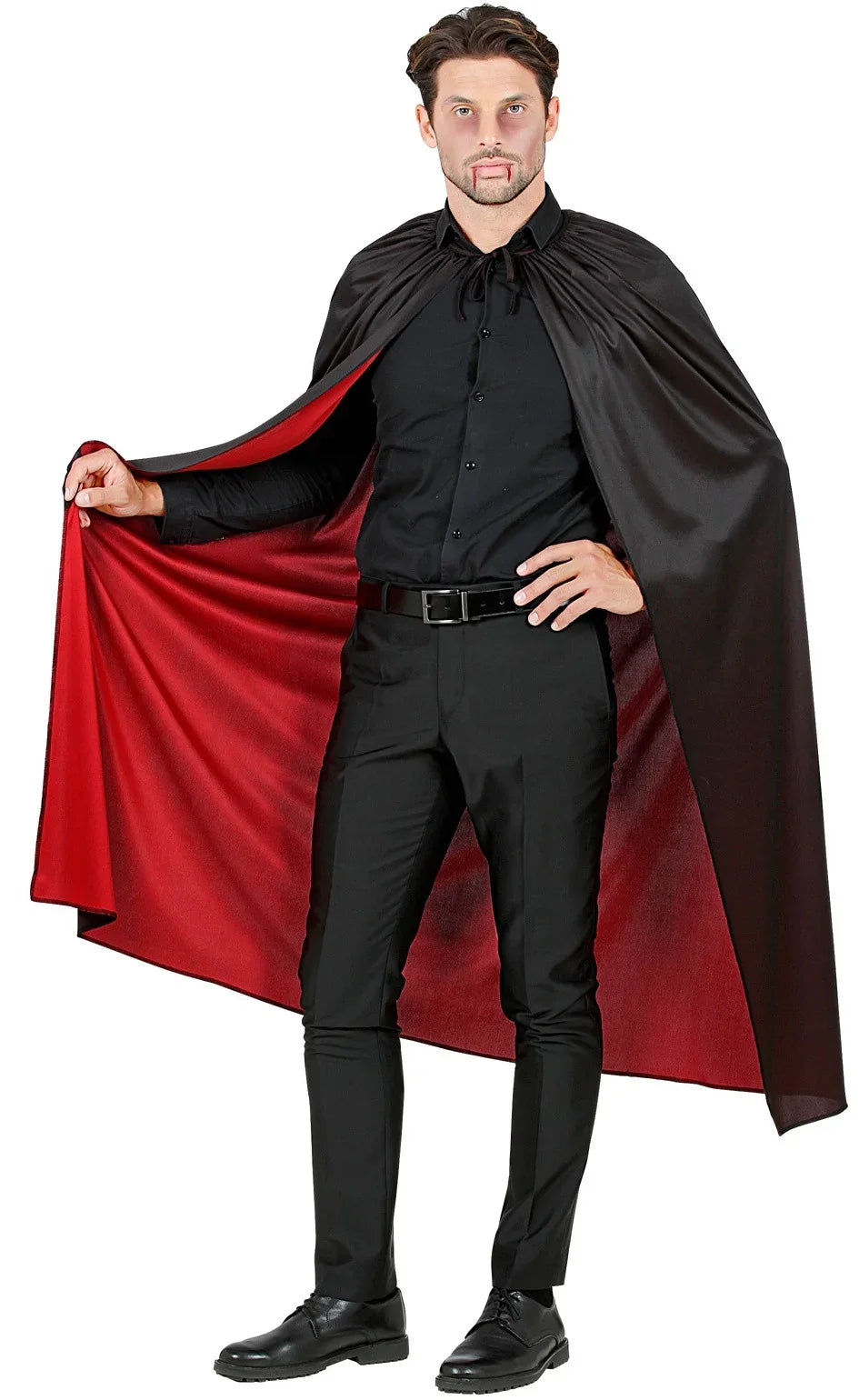 Capa Roja y Negra Reversible para Adulto Capas Widmann