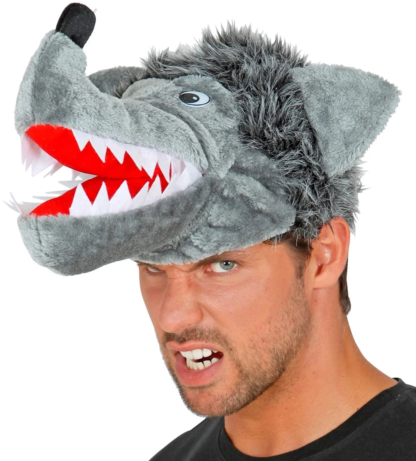 Gorro de Lobo Gris para Adulto Lobo Widmann