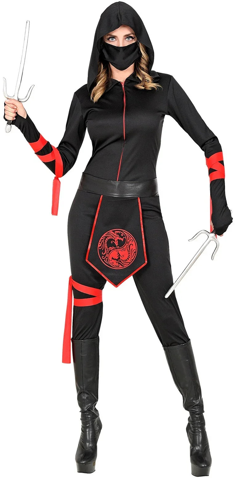 Disfraz de Luchadora Ninja para Mujer Ninjas Widmann