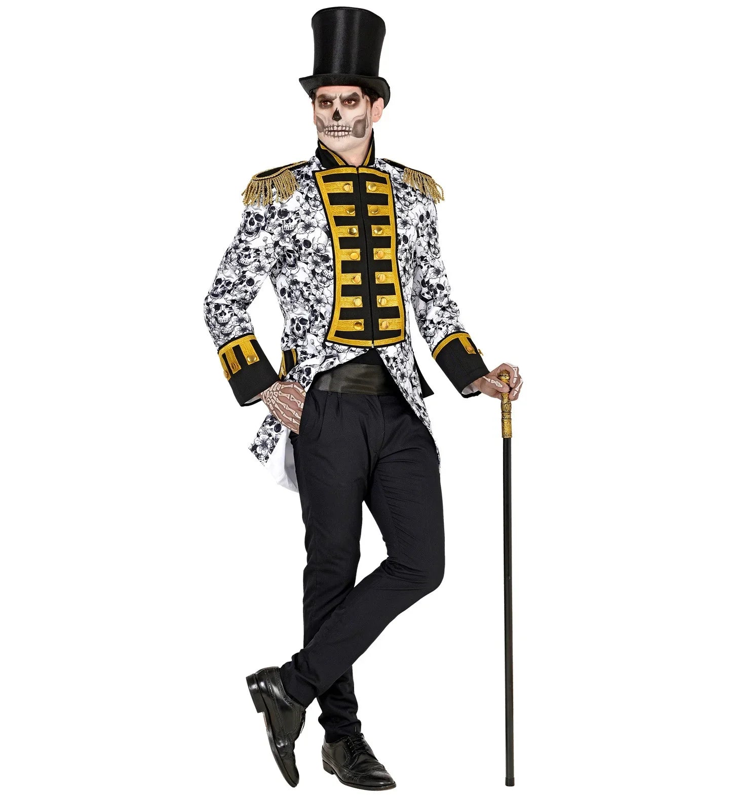 Chaqueta Calaveras con Pechera Dorada para Hombre Chaquetas, Chalecos y Camisas Widmann