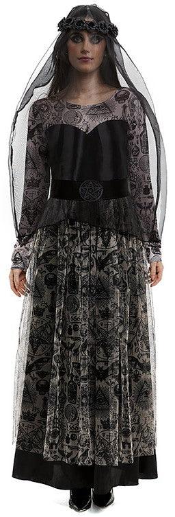 Disfraz de Novia Sátanica para Mujer Novias Cadáver Partilandia