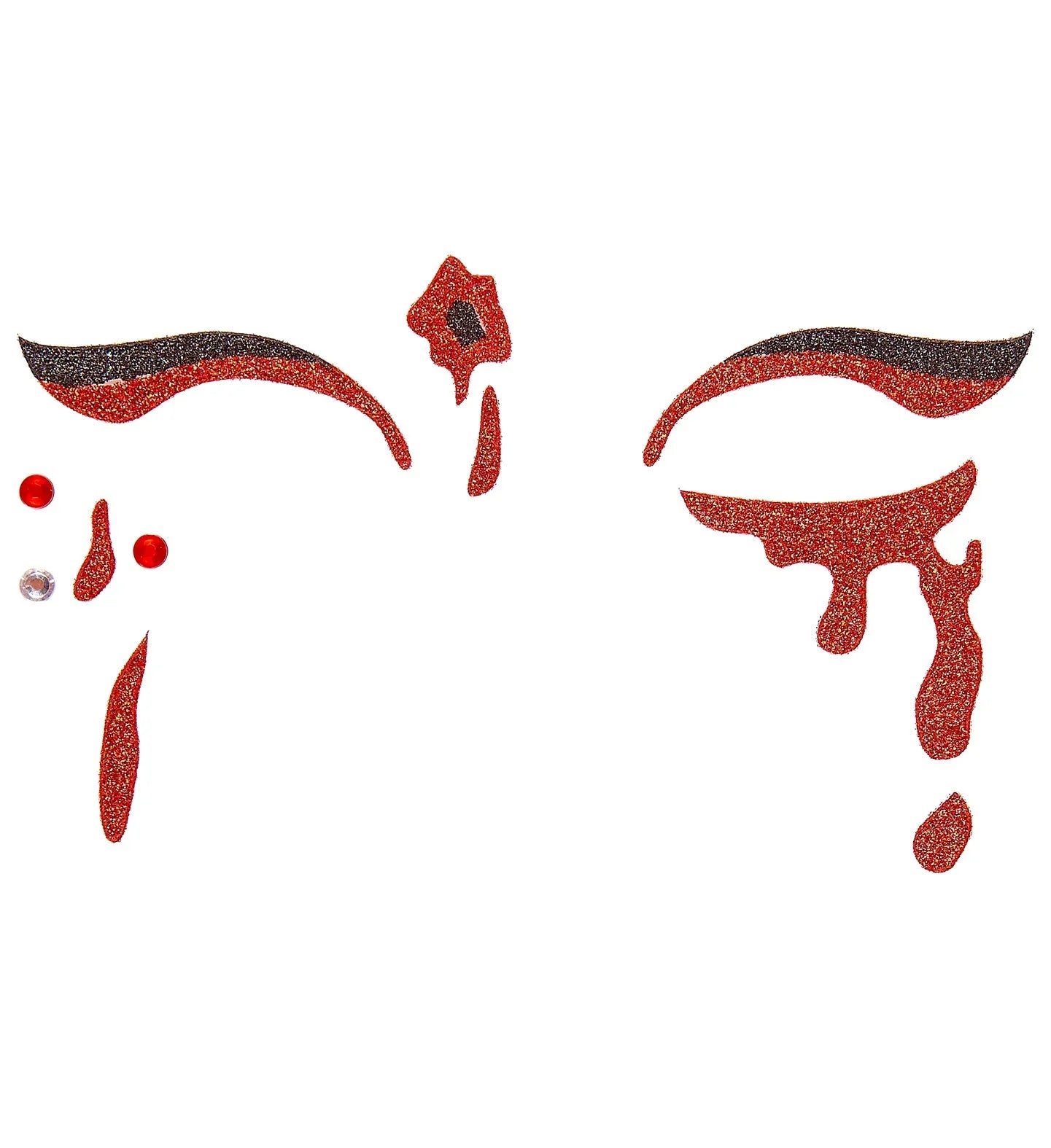 Set de Adhesivos Sangrientos con Purpurina Kits de Maquillaje Widmann