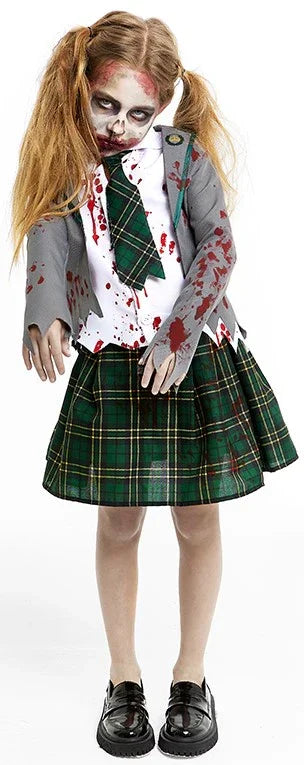 Disfraz de Colegiala Zombie para Niña Zombies Partilandia