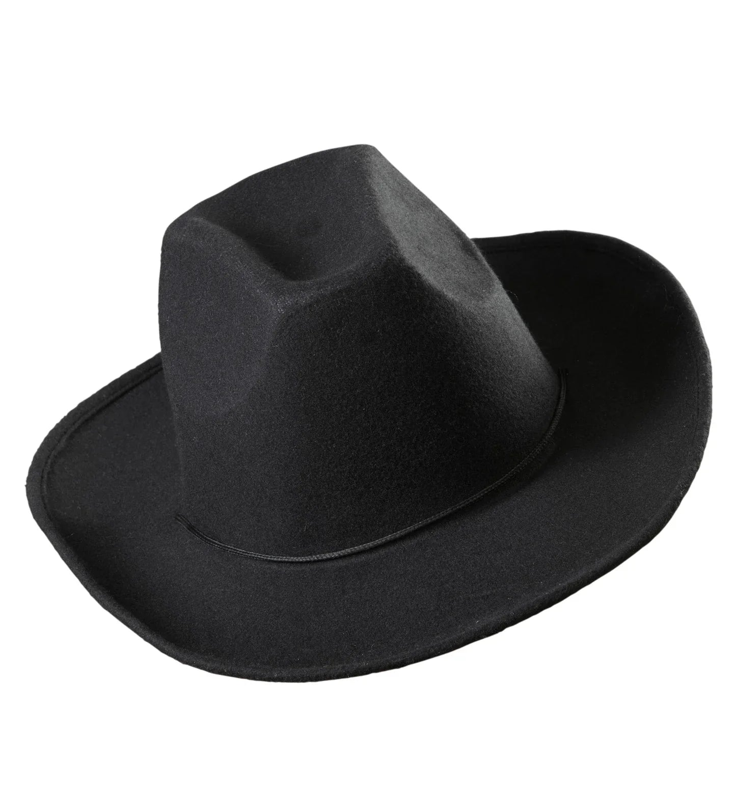 Sombrero Negro Flocado de Fieltro Sombreros y Gorros Widmann