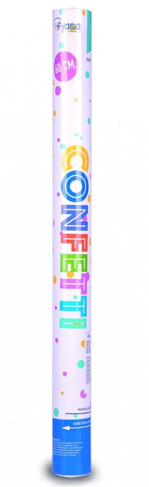 Cañón de Confetti de Colores 40cm Inicio EuroCarnavales
