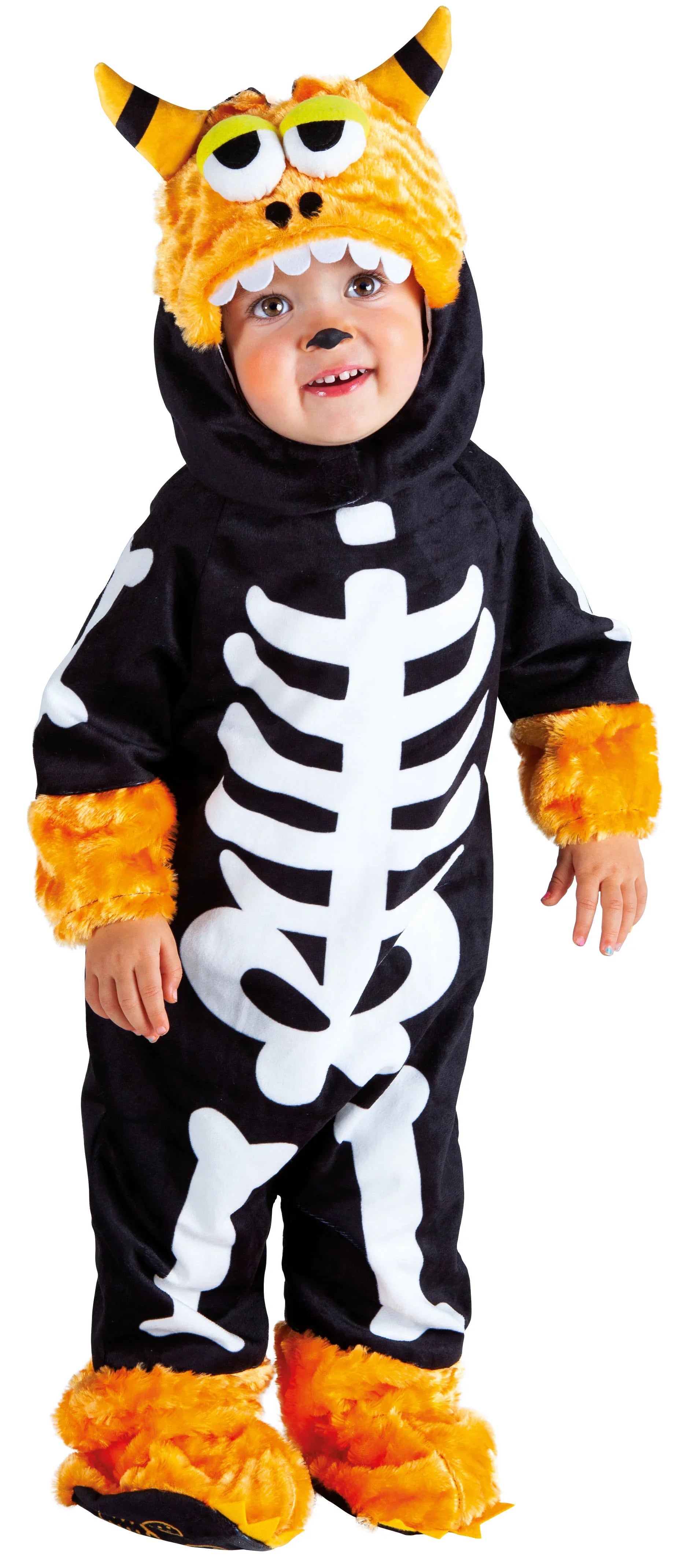 Disfraz de Monstruo Naranja y Negro Infantil Monstruos Rubies