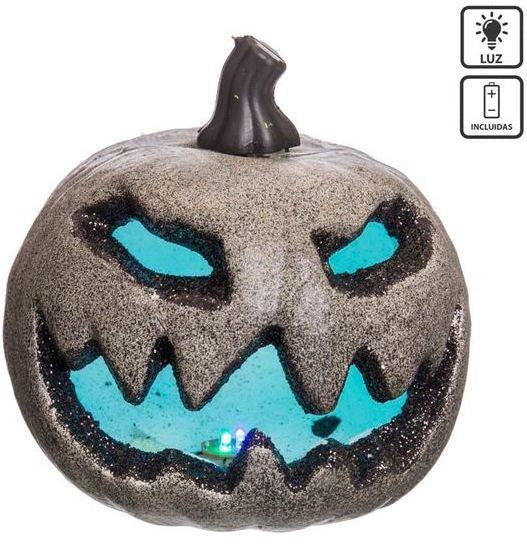 Calabaza Sonriente Podrida con Luz Decoración Halloween Juinsa