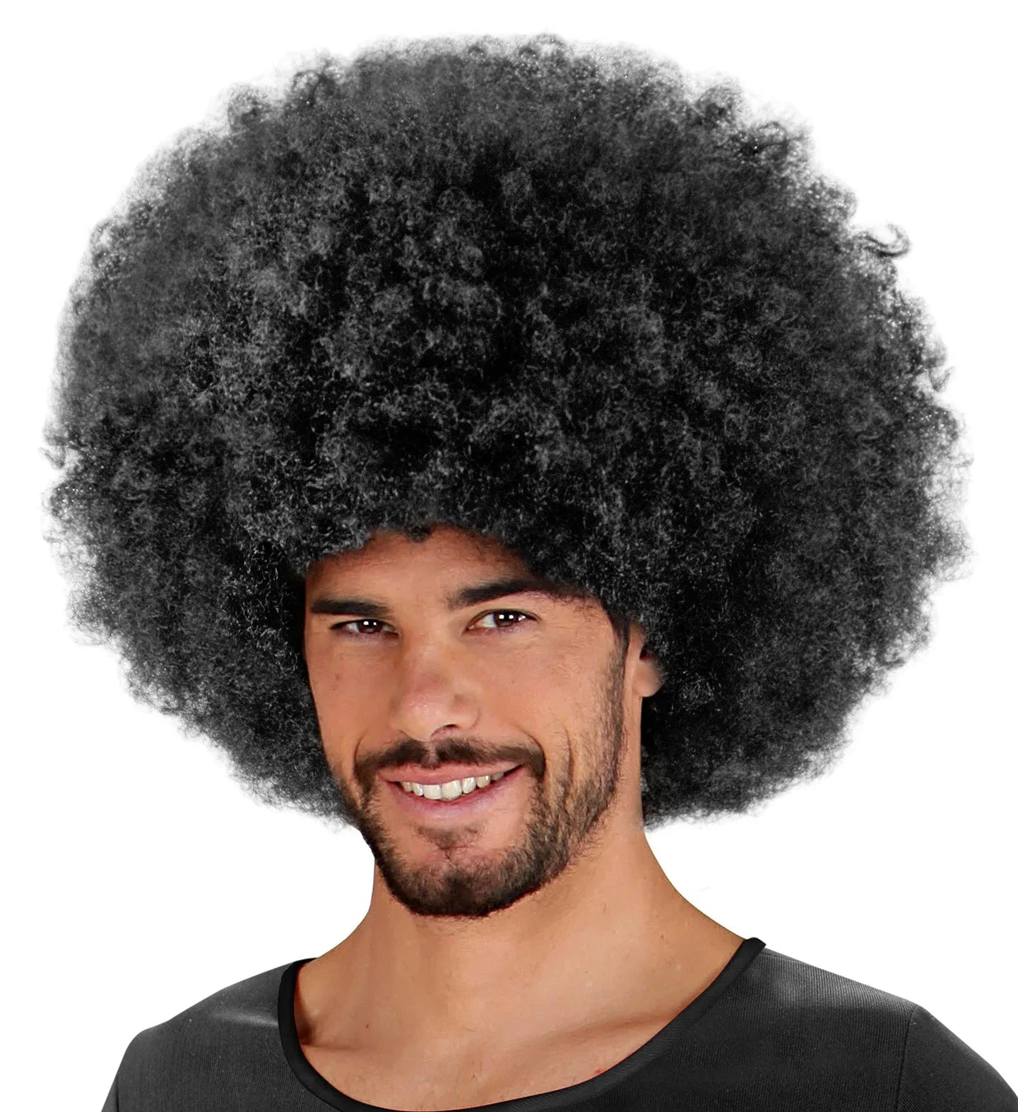 Peluca Afro Morena con Relleno COMPLEMENTOS Widmann