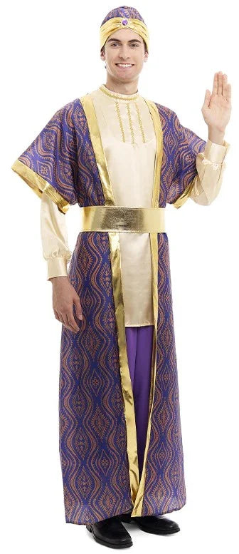 Disfraz de Rey Baltasar para Hombre Reyes Magos Partilandia