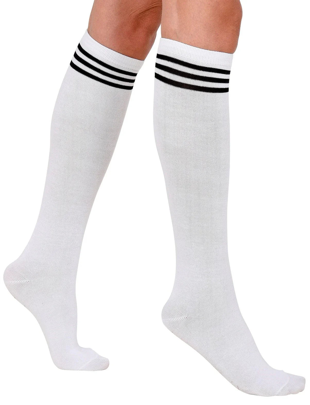 Calcetines Deportivos Blancos Altos Medias y Pantys Widmann