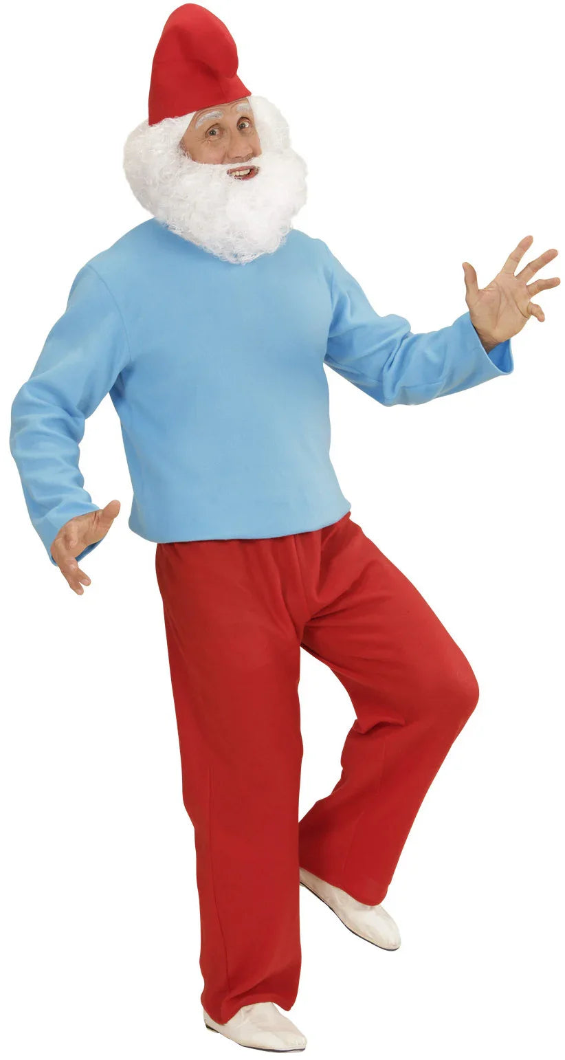 Disfraz de Papá Pitufo para Adulto Los Pitufos Widmann