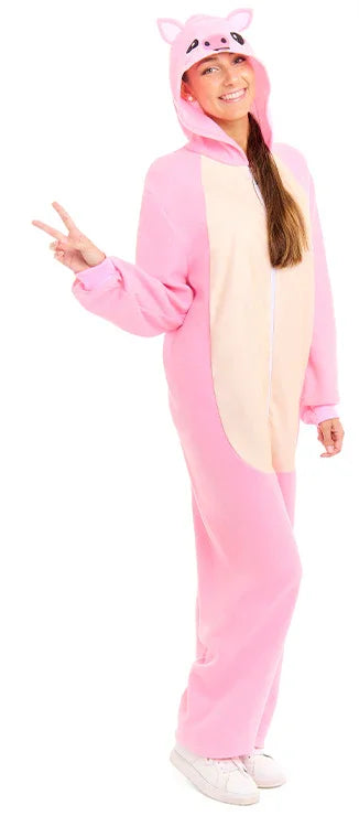 Disfraz de Cerdito de Granja para Adulto Cerdo Partilandia