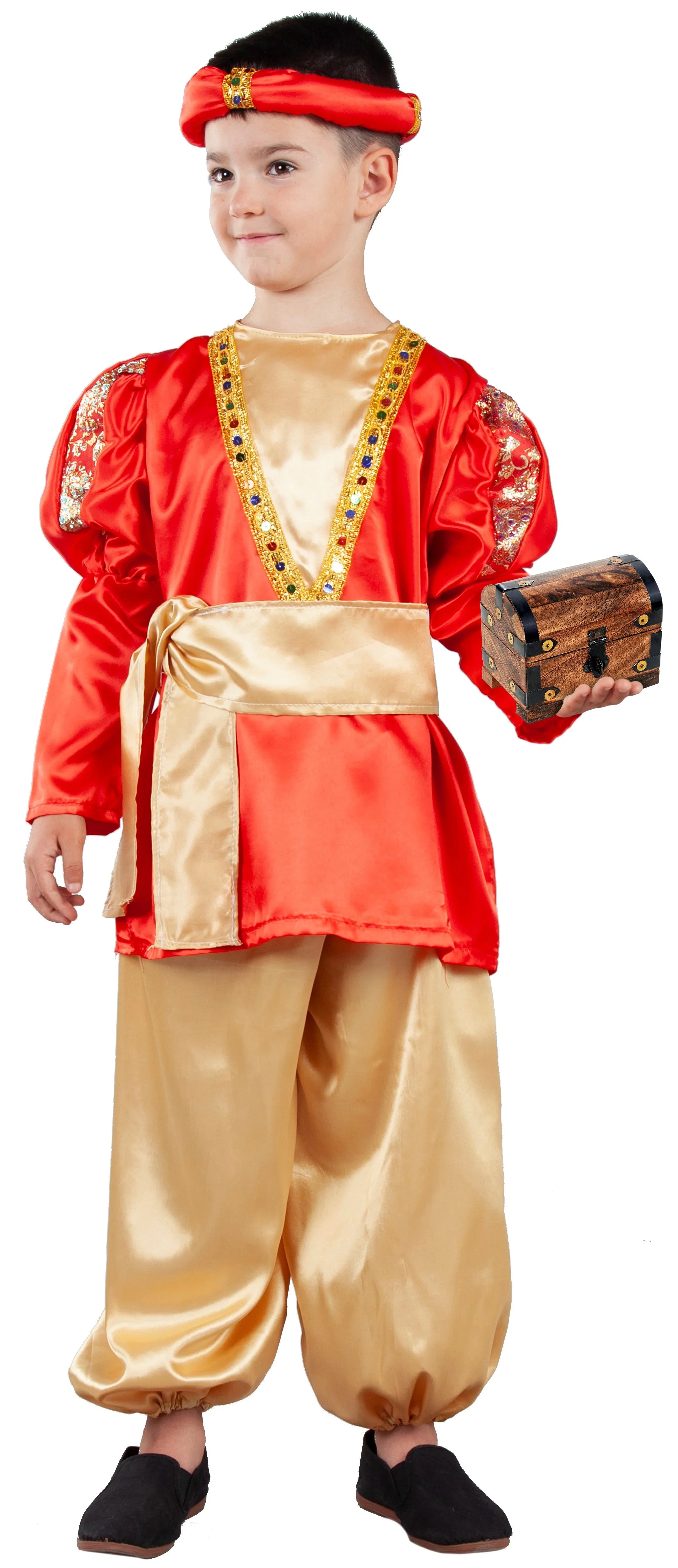 Disfraz de Paje Rojo para Niño Reyes Magos y Pajes Fycar