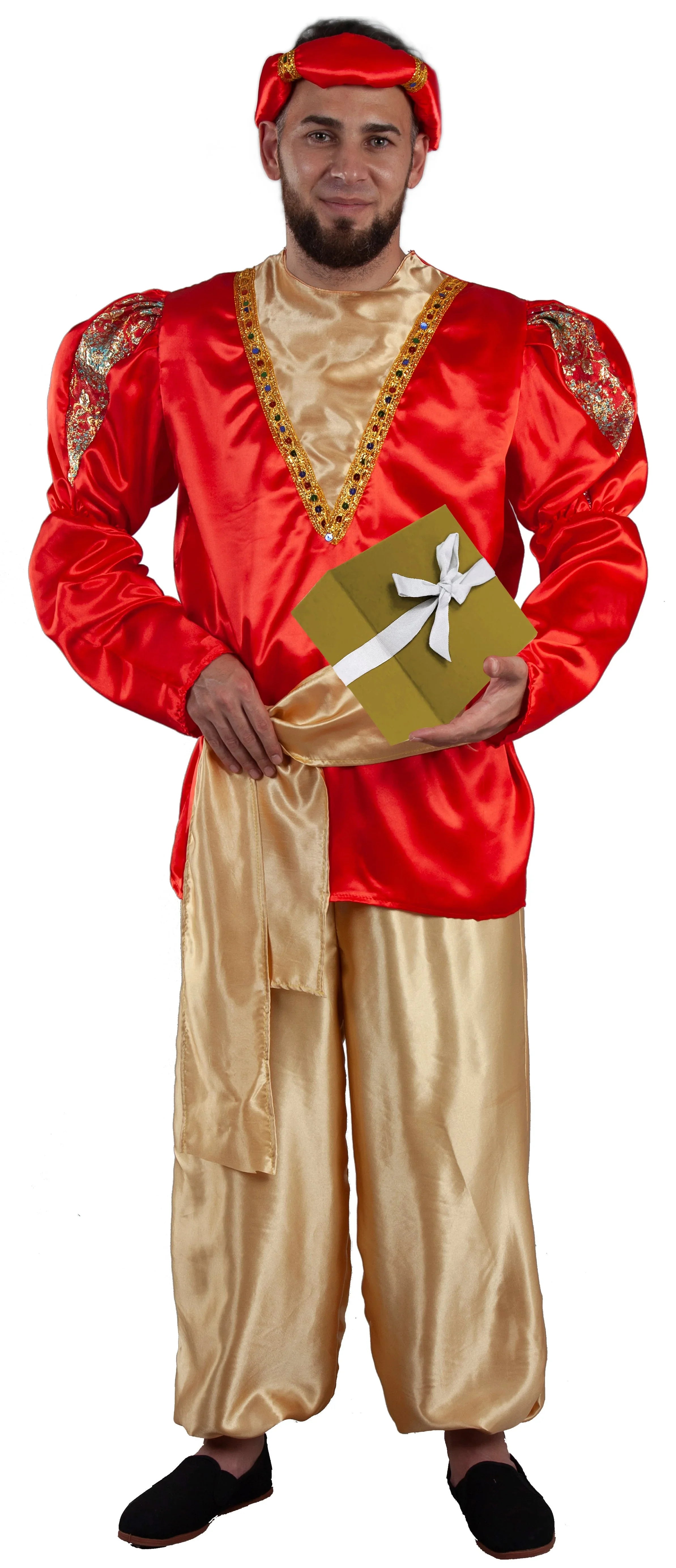 Disfraz de Paje Rojo para Hombre Reyes Magos y Pajes Fycar