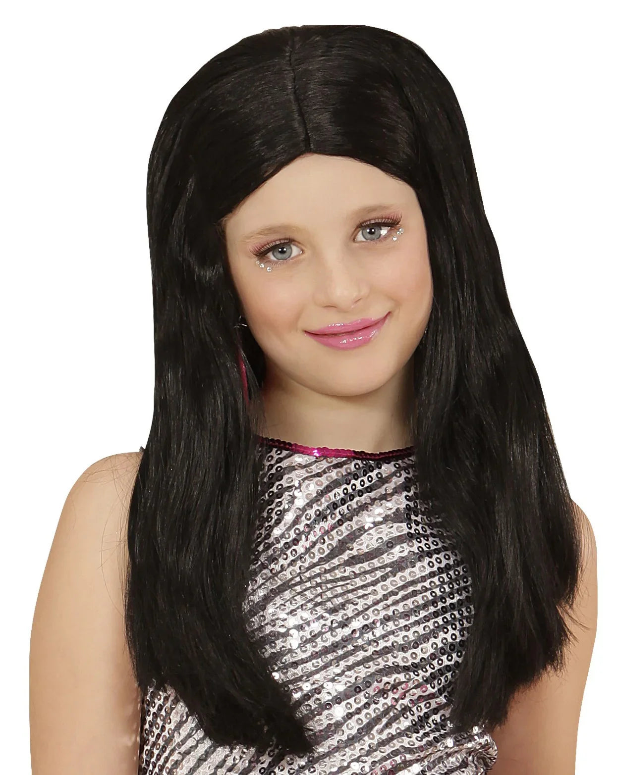 Peluca Morena Larga Lisa Infantil Pelucas Morenas Widmann