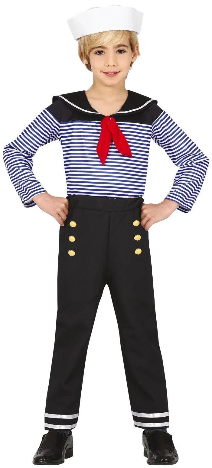 Disfraz de Marinero Elegante para Niño Marineros Infantiles Guirca