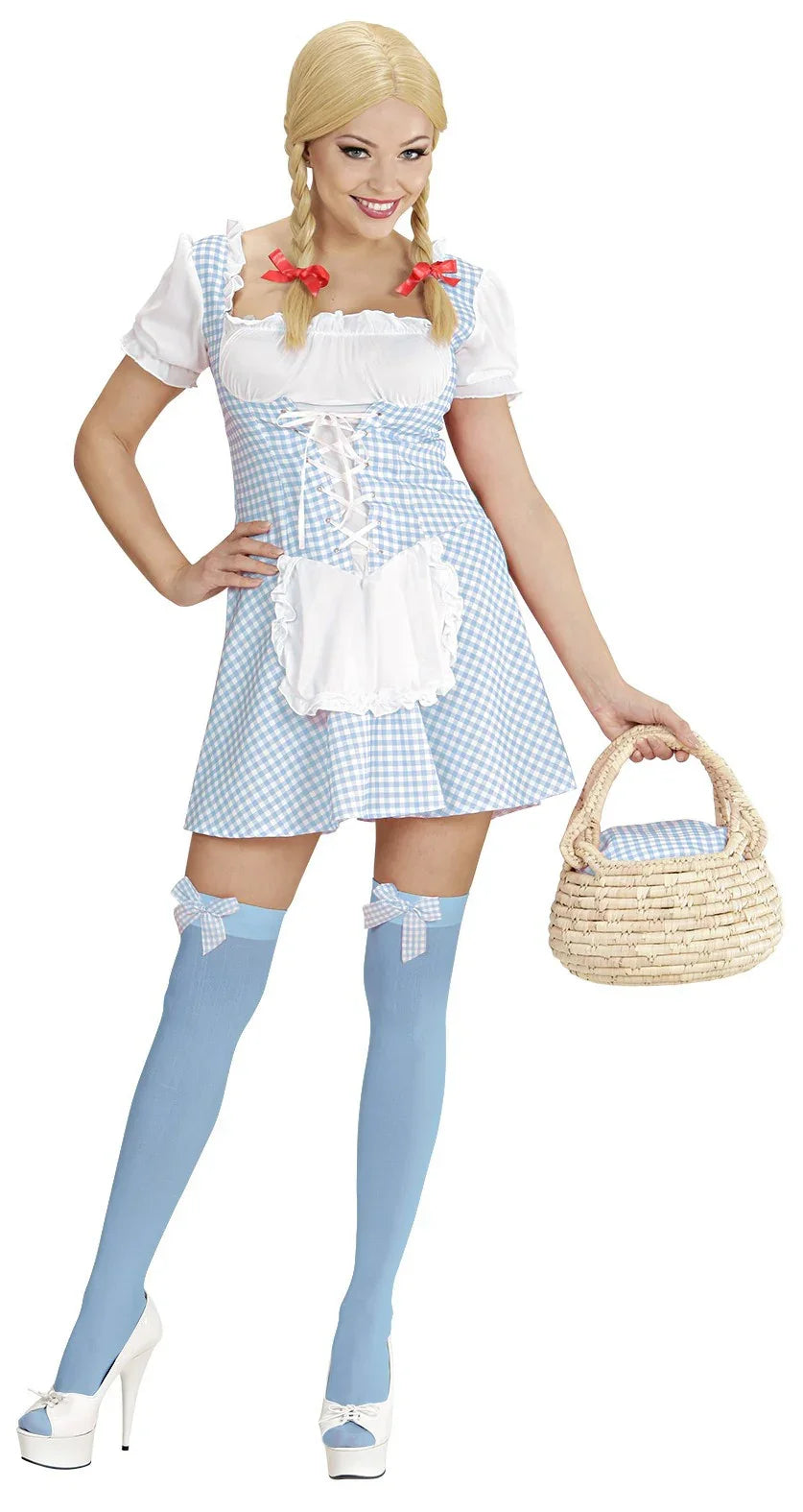 Disfraz de Tirolesa Azul Cielo para Mujer Tiroleses Oktoberfest Widmann