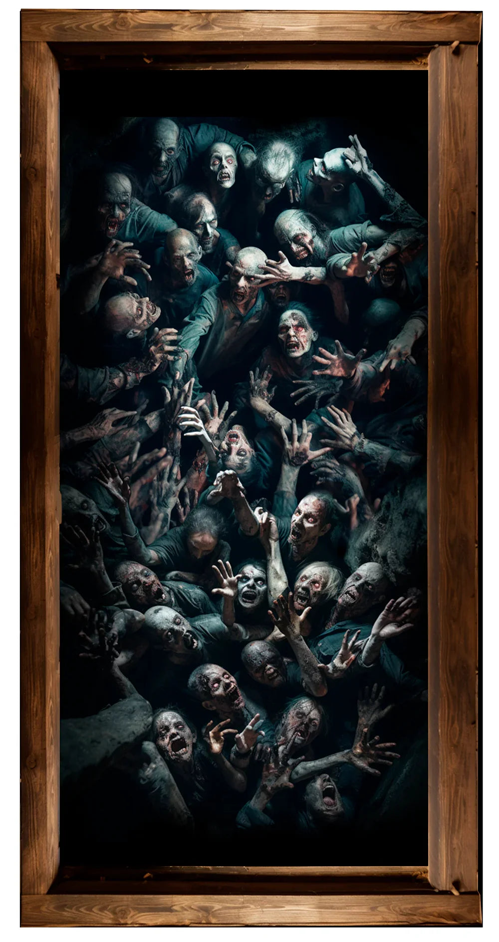 Adhesivo de Sótano Lleno de Zombies para el Suelo Decoración Halloween Guirca