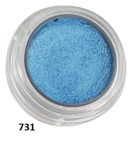 Maquillaje al Agua Profesional Grimas en Colores Perlados Maquillaje al Agua Grimas 731 - Azul Perlado