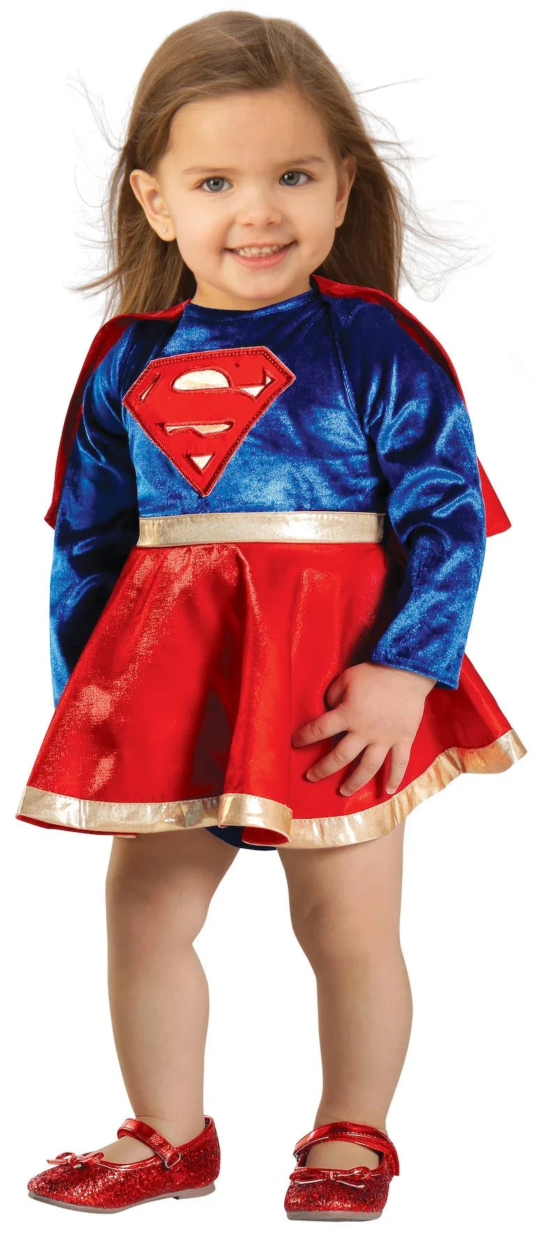 Disfraz de Supergirl DC Super Hero Girls para Bebé Superman y Supergirl Rubies