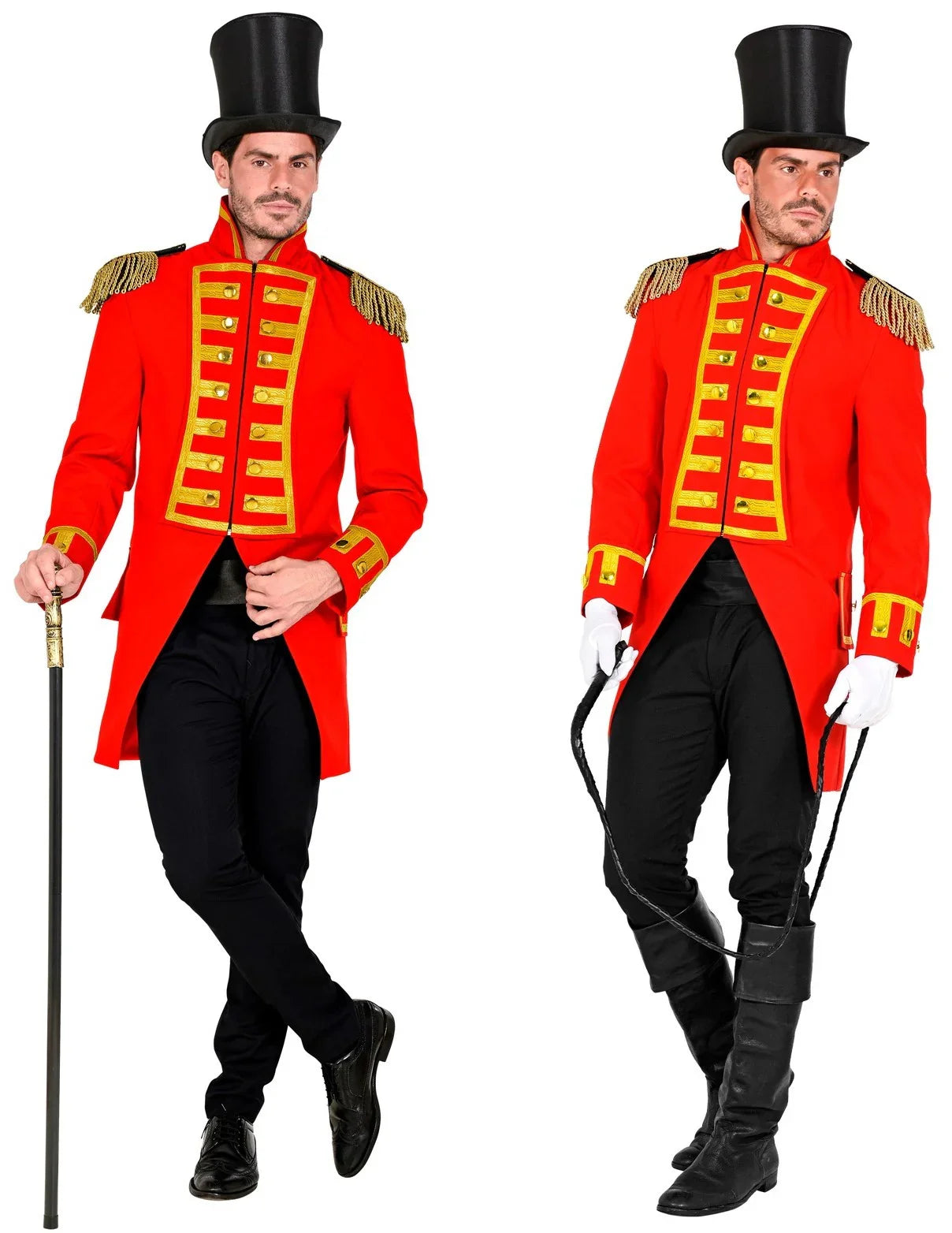 Chaqueta Roja con Pechera Dorada para Hombre Chaquetas, Chalecos y Camisas Widmann