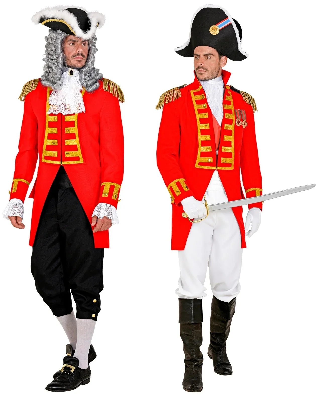 Chaqueta Roja con Pechera Dorada para Hombre Chaquetas, Chalecos y Camisas Widmann