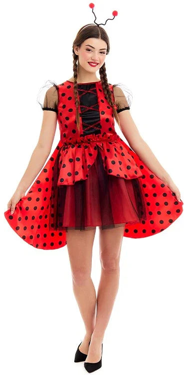 Disfraz de Mariquita con Alas para Mujer Mariquita Partilandia