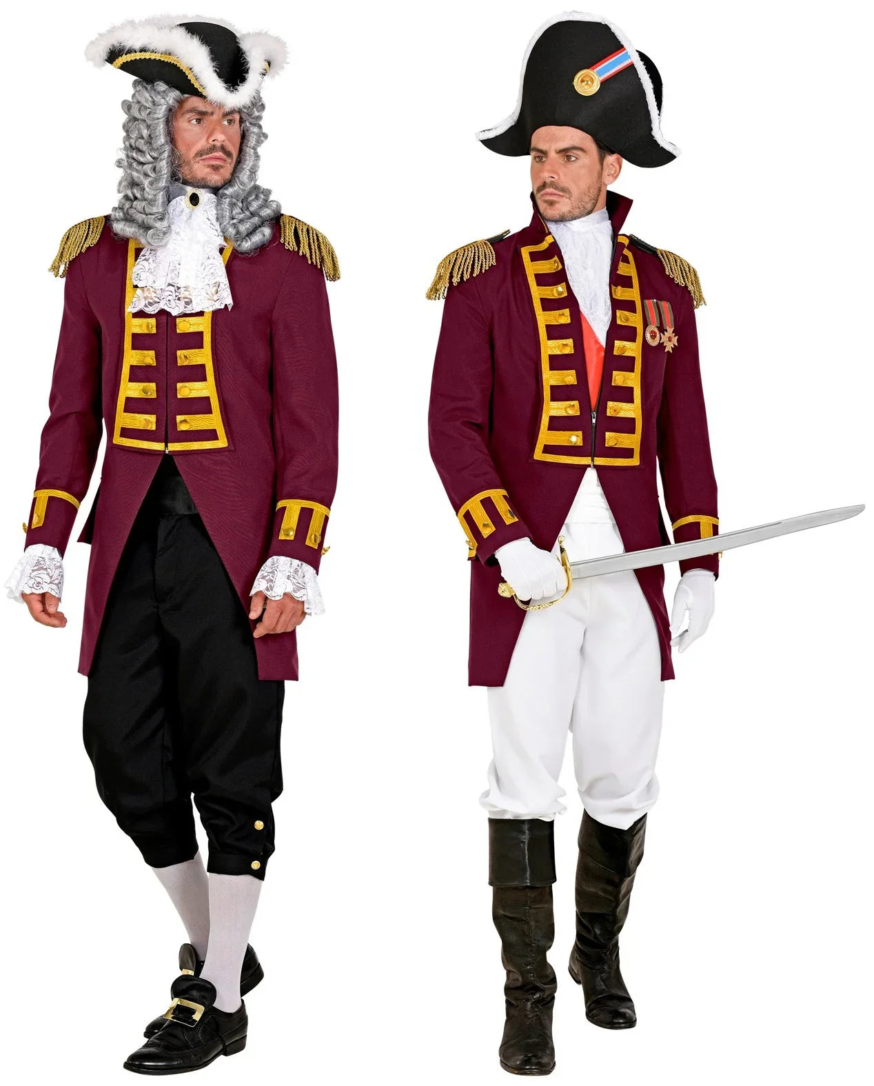 Chaqueta Granate con Pechera Dorada para Hombre Chaquetas, Chalecos y Camisas Widmann