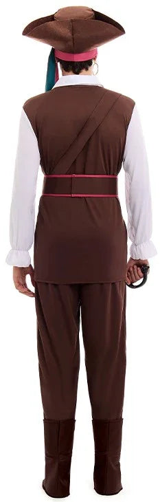 Disfraz de Capitán Pirata para Hombre Piratas Partilandia