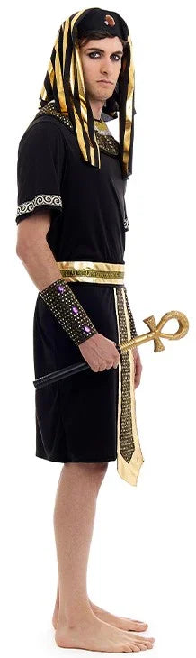 Disfraz de Faraón del Nilo Negro para Hombre Egipcios Partilandia