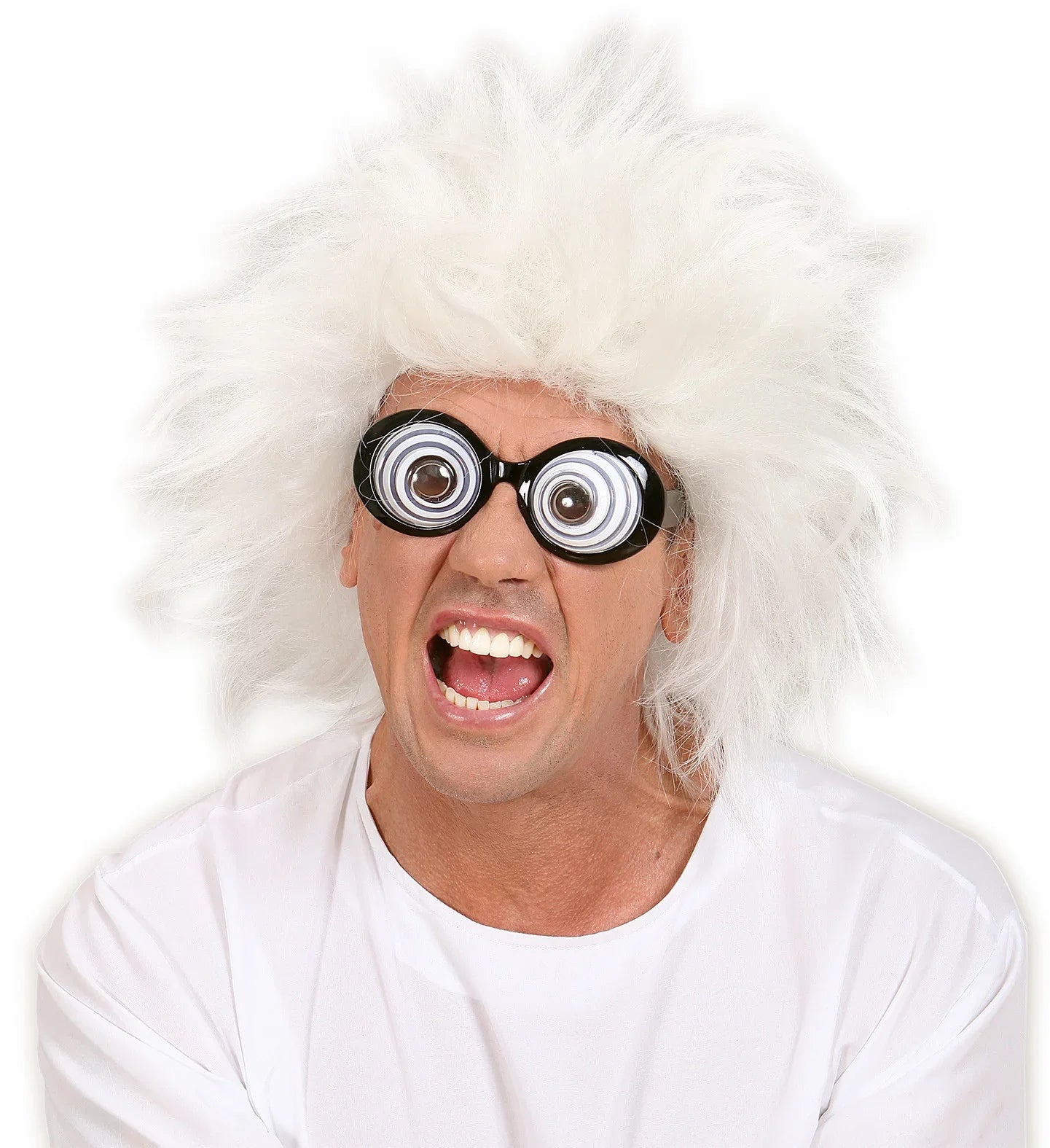 Peluca Blanca Científico Loco COMPLEMENTOS Widmann
