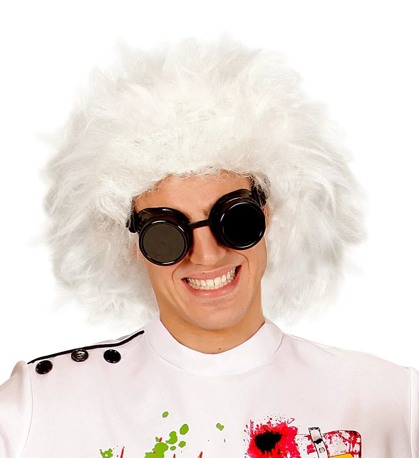 Peluca Blanca Científico Loco COMPLEMENTOS Widmann