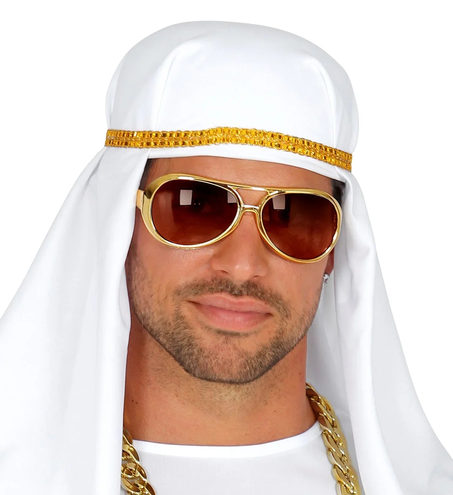 Gafas Fashion en Oro COMPLEMENTOS Widmann