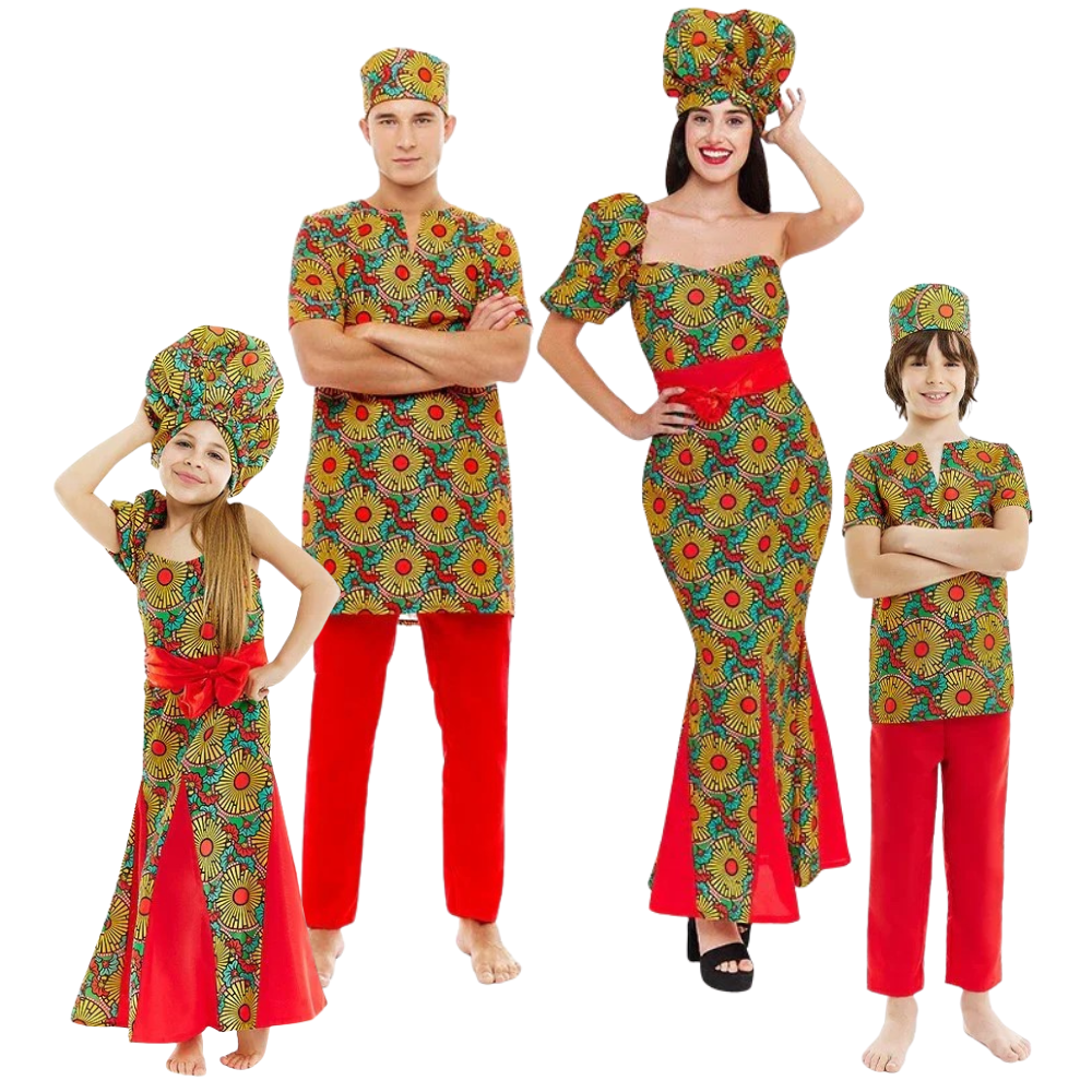 Déguisements tribaux africains pour couples