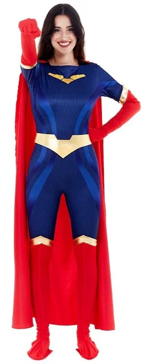 Déguisements de groupe de super-héros bleus et rouges