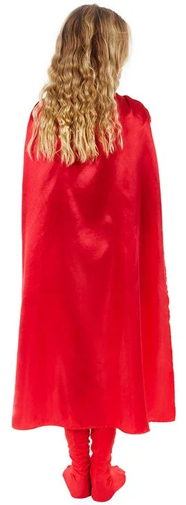 Disfraz de Superheroína Poderosa para Niña Superman y Supergirl Partilandia