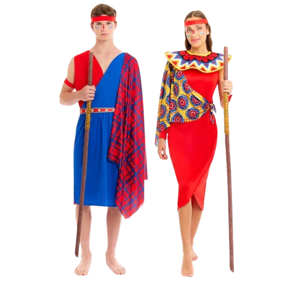 Déguisements tribaux africains pour couples