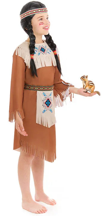 Disfraz de India Apache para Niña INFANTILES Partilandia