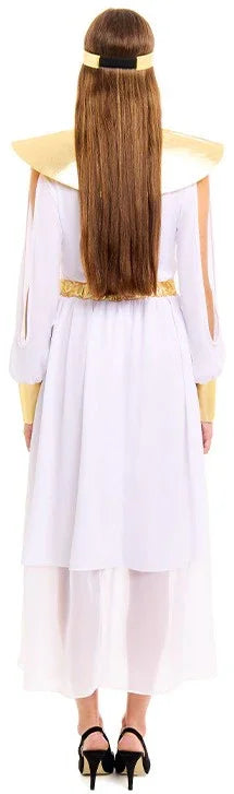 Disfraz de Faraona Egipcia Blanco para Mujer Egipcios Partilandia