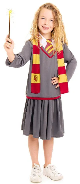 Disfraz de Aprendiz de Bruja Gryffindor para Niña Hermione Partilandia