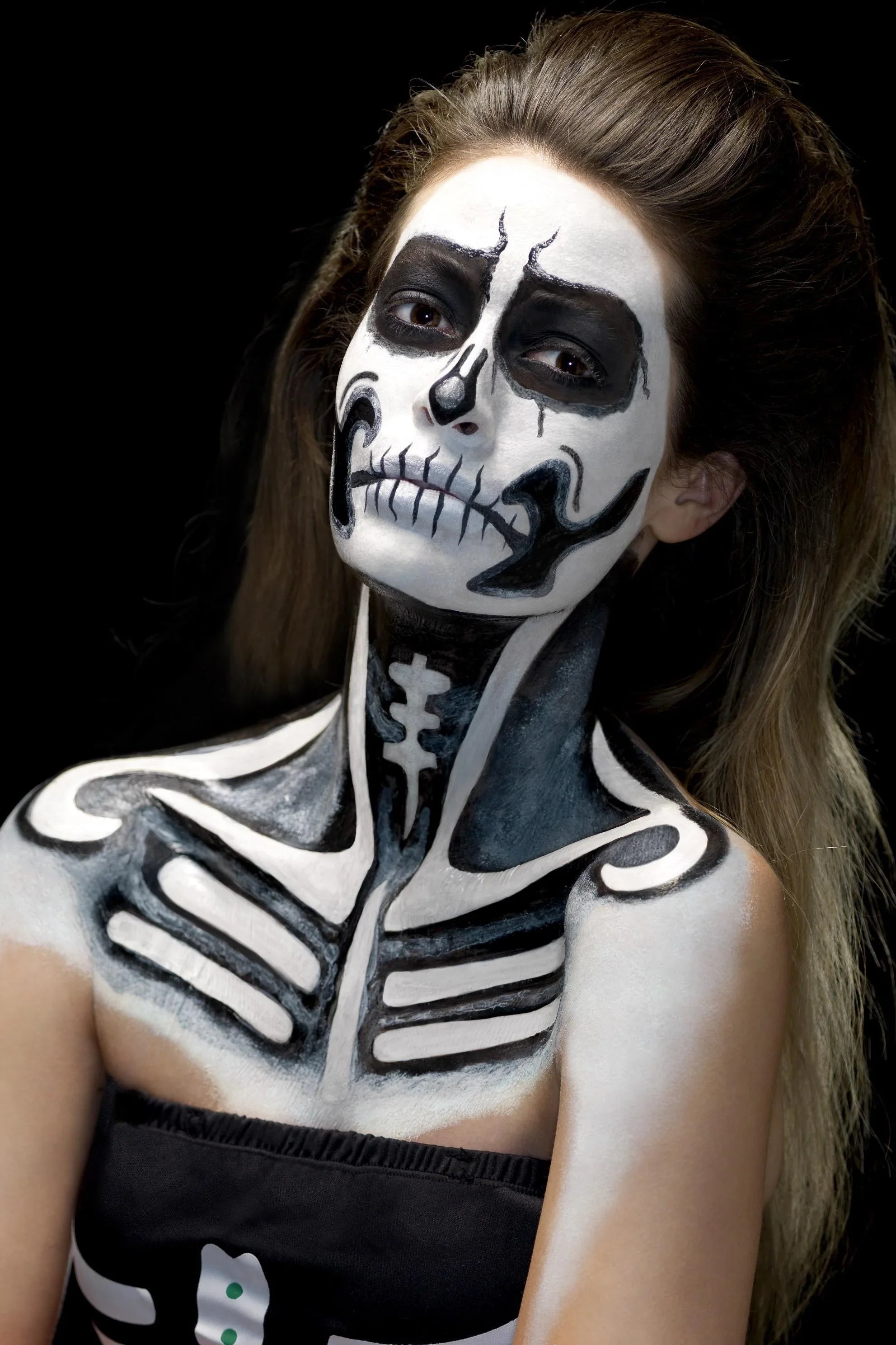 Kit de Maquillaje de Esqueleto con Látex Líquido Kits de Maquillaje Smiffys