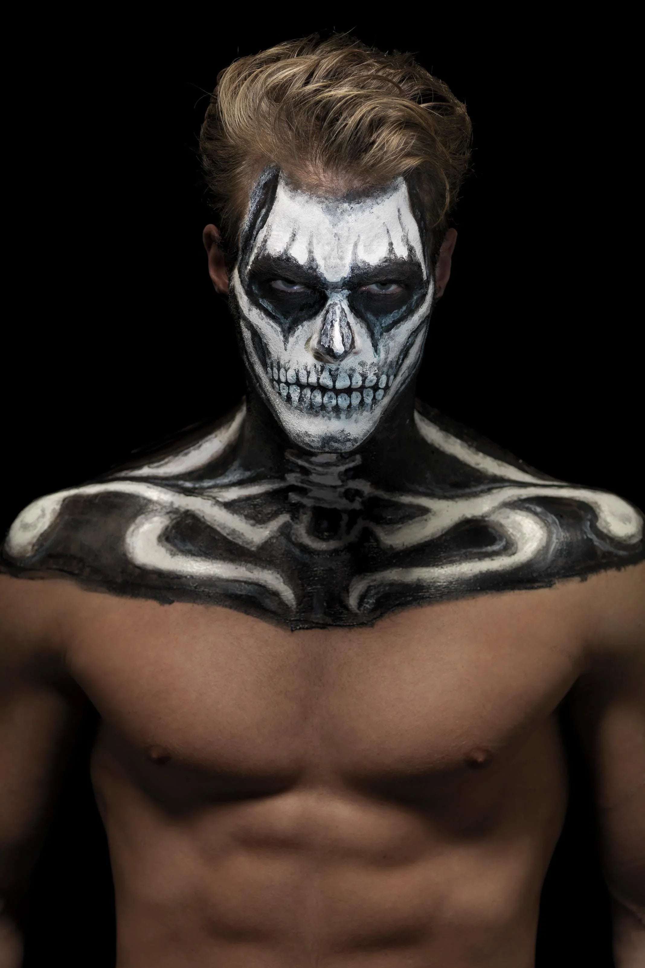 Kit de Maquillaje de Esqueleto con Látex Líquido Kits de Maquillaje Smiffys