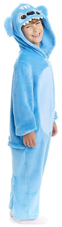 Pyjama Monstre Galactique Bleu pour Enfants
