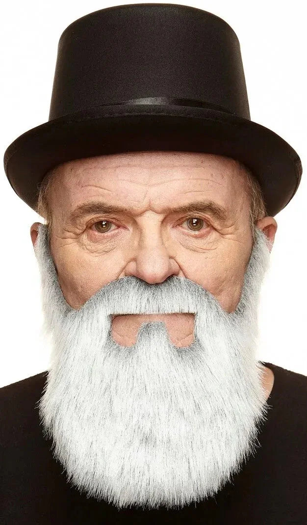 Barba Canosa Tupida Adhesiva Barbas y Bigotes Viving