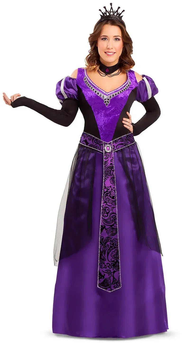 Disfraz de Princesa Medieval Morada para Mujer Medieval Viving